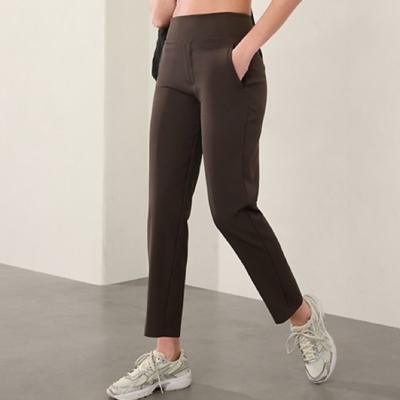 NWT Athleta Endless High Rise Pants in Truffle - Size 10 - Picture 10 of 10